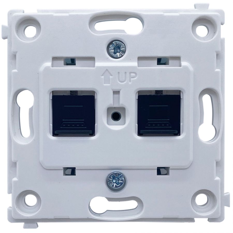 Механизм компьютерной розетки RJ45 2-я Cat.6/ClassE-8/8, серия DA