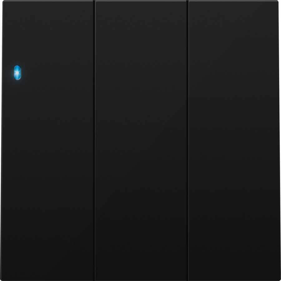 Клавиша 3-я с подсветкой, матовый карбон, серия R98