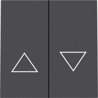 Клавиша 2-я со стрелками для жалюзи, черный, серия R98