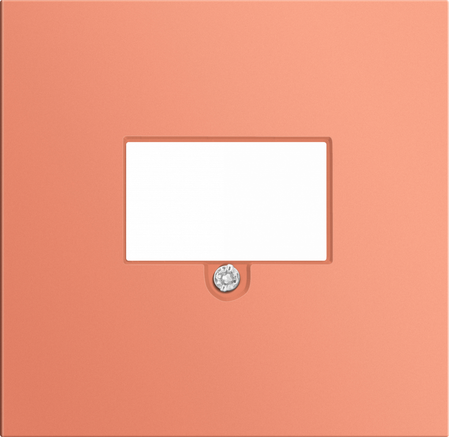 Накладка стандарта TAE для розеток USB, HDMI, аудио, матовый коралл, серия R98