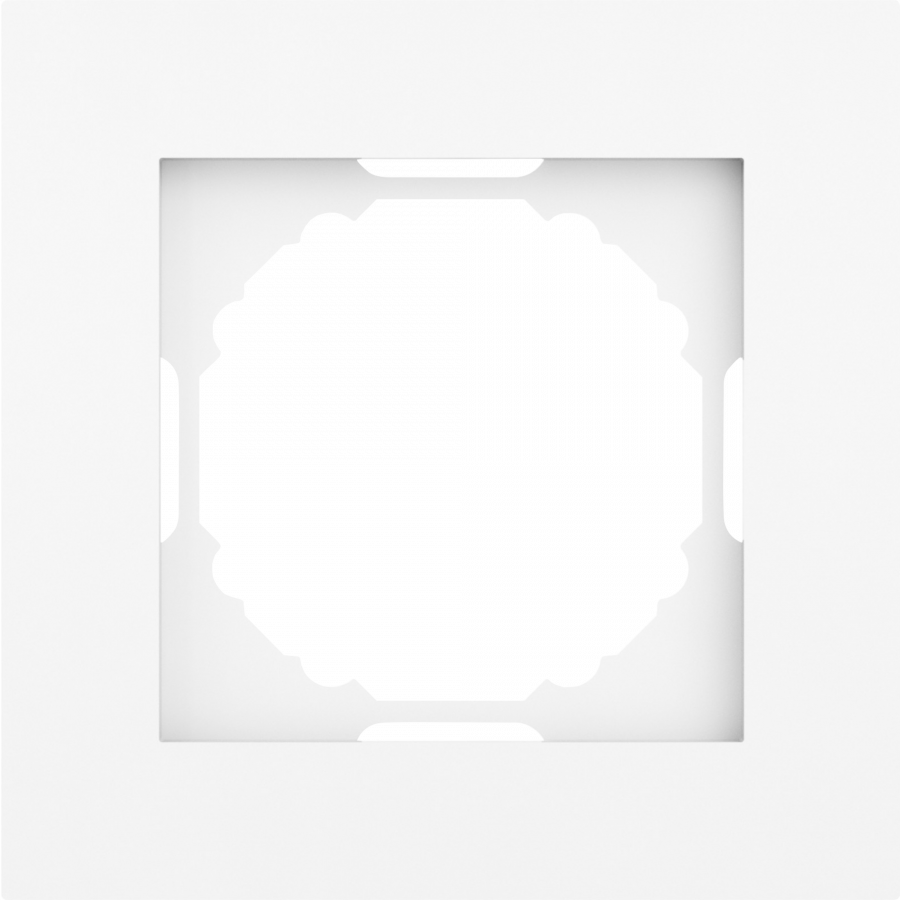 Рамка 1-я, глянцевый белый, серия A07