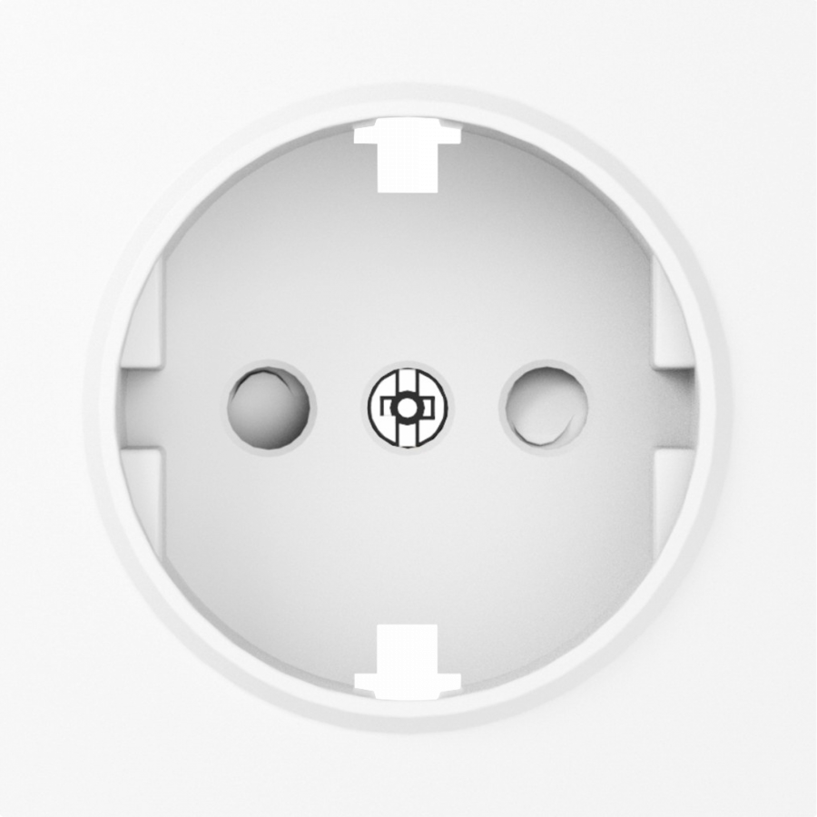 Накладка для розетки Schuko с заземлением, со шторками 16A 250 В~, серия A07