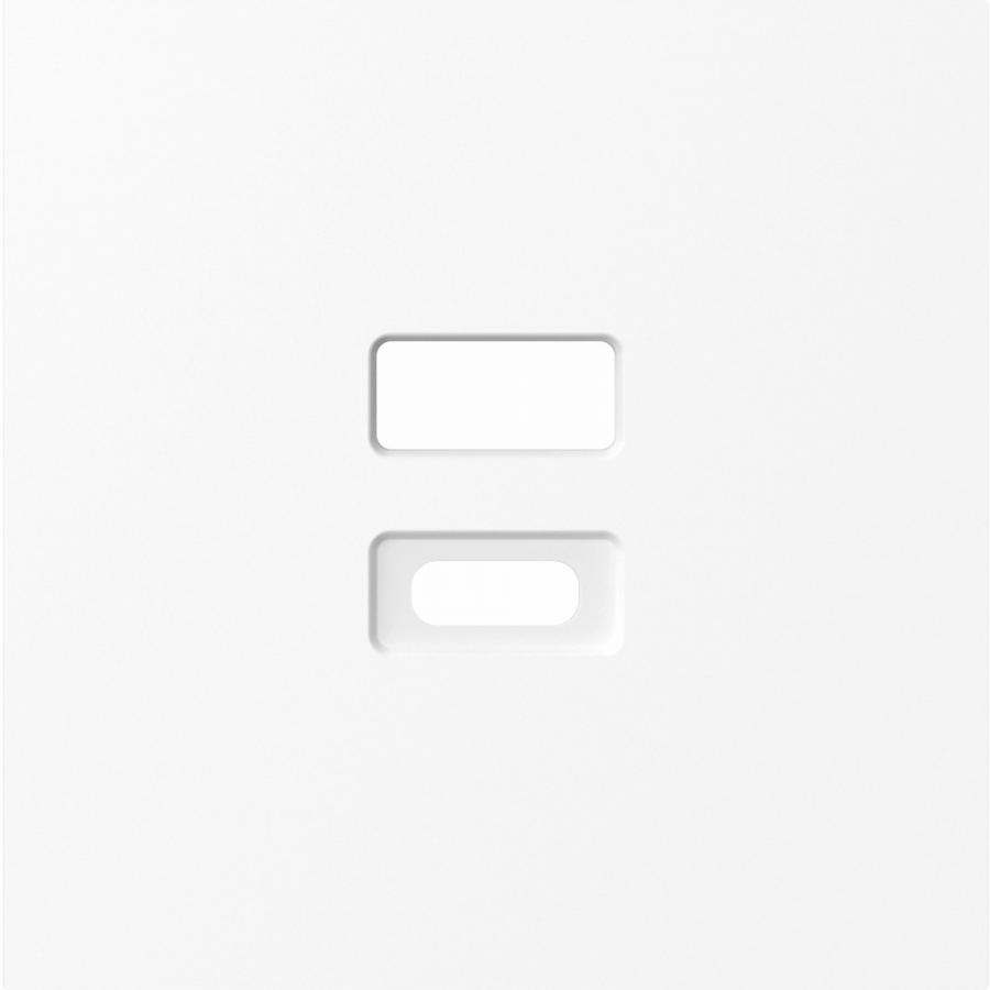 Накладка для розеток USB, глянцевый белый, серия A07