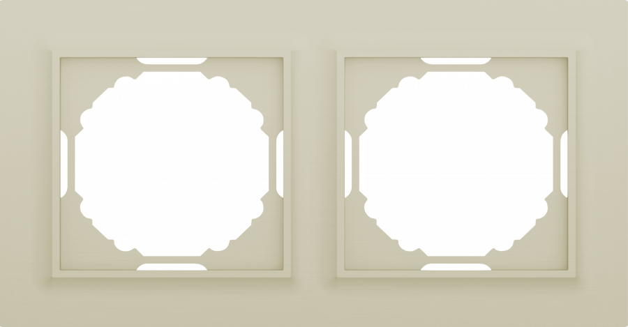 Рамка 2-я, Wave шампань, серия A07