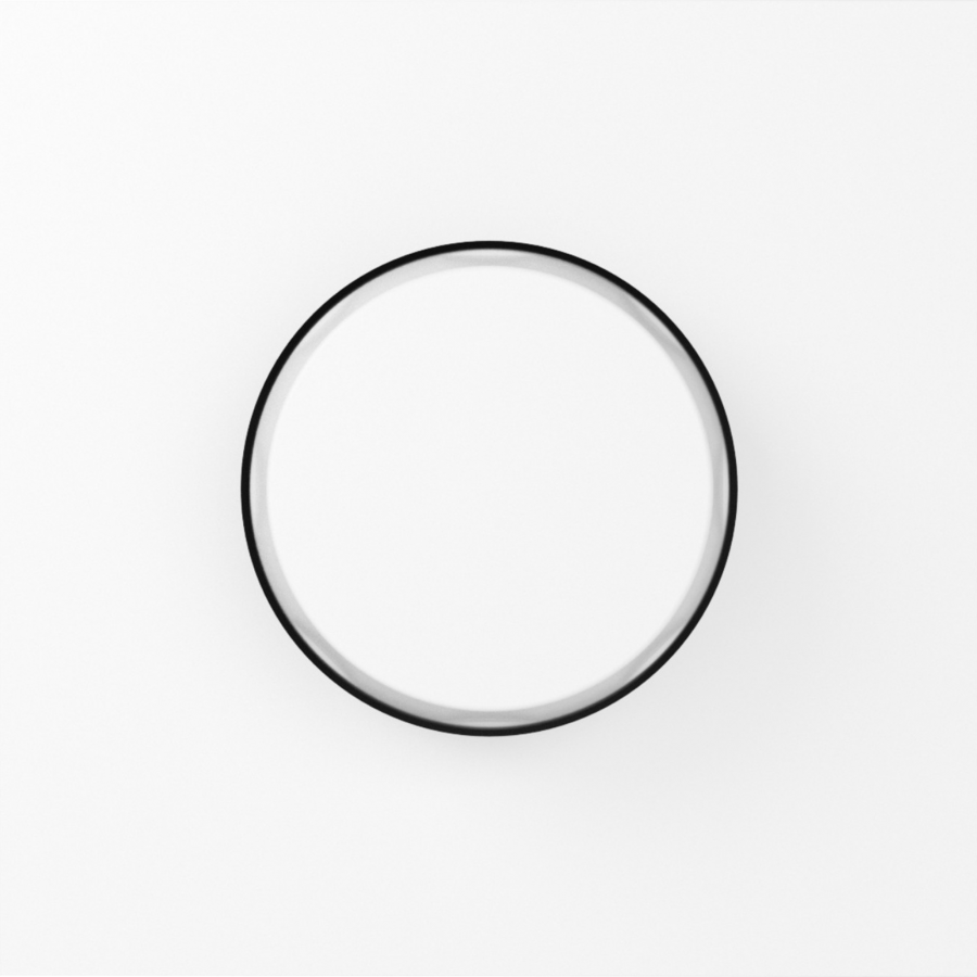 Накладка для светорегулятора поворотного, глянцевый белый, серия S08