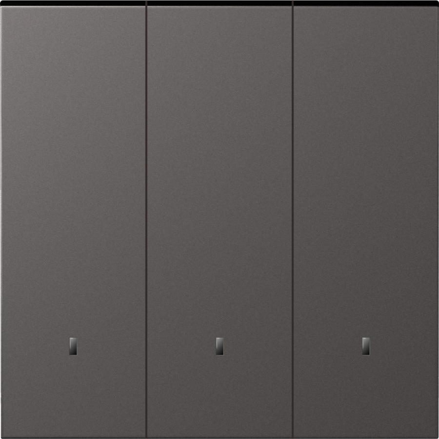 Клавиша 3-я с подсветкой, матовый титан, серия S08