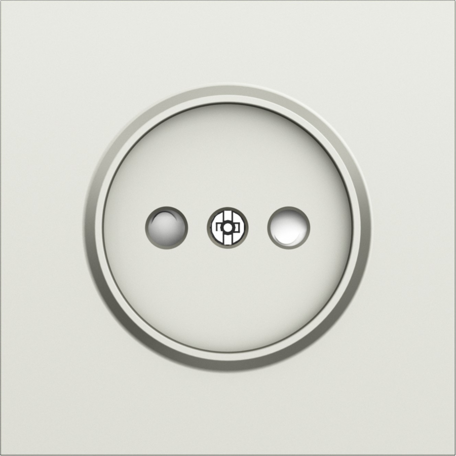 Накладка для розетки без заземления, со шторками 16A 250 В~, шампань, серия S08