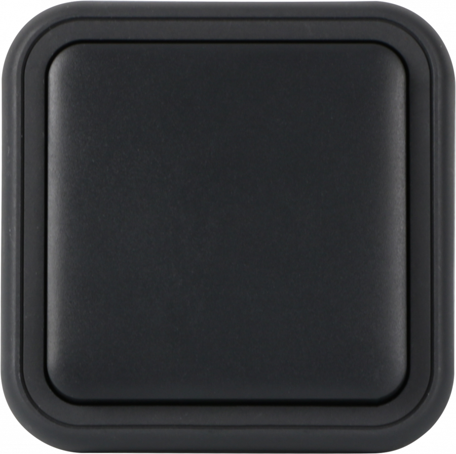 Рамка с клавишей для скрытой установки переключателя одиночный, цвет антрацит, IP55, серия W55