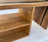 полки тумбы из натурального дерева