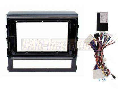 Рамка переходная и проводка Toyota Land Cruiser 2015-2021 для Ownice, Teyes, Mekede (OL-9618)