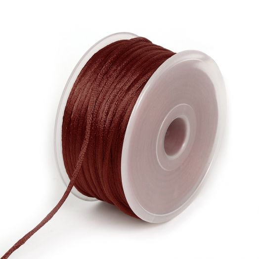 Шнур атласный (сатиновый) круглый 2 мм  Разные цвета (BTC.2.)