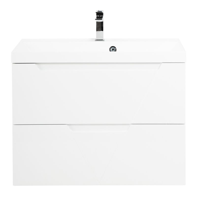 База под раковину подвесная BelBagno VITTORIA-800-2C-SO-BO-P Bianco Opaco