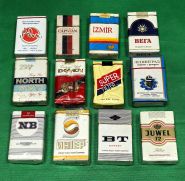Набор 12шт Сигареты коллекционные - СССР, Болгария... 80-90-е. годы verified