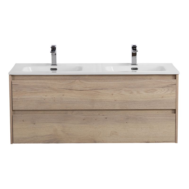 База под раковину подвесная BelBagno KRAFT-1200-2C-SO-2-RGB Rovere Galifax Bianco