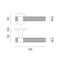 Ручка Stile Goya R Slim 7S схема