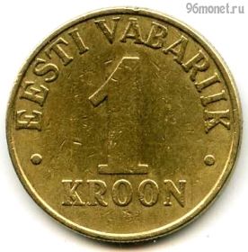 Эстония 1 крона 2001