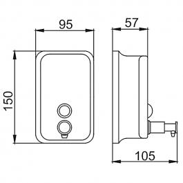 MAYE SABUN DİSPENSERİ FRAP F401 | Baku, Azerbaijan 1