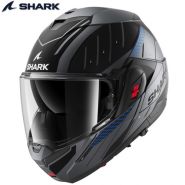 Шлем Shark Oxo Rydger, серый с синим матовый