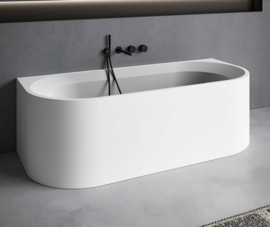 Ванна Antonio Lupi OASI OASI66 170х95 см из материала Cristalplant отдельностоящая, пристенная, в нишу или в угол ФОТО