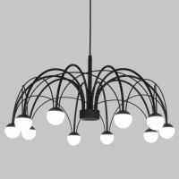 Подвесная люстра Ragno 90034/10 LED черный