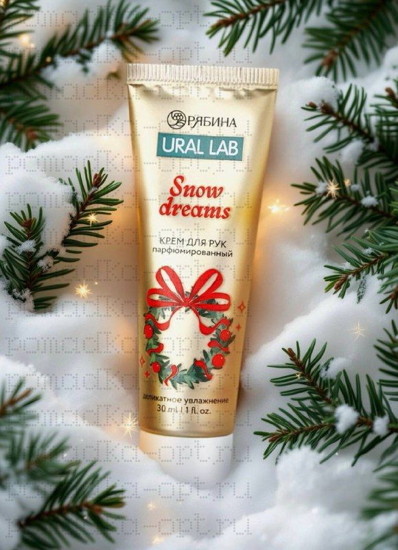 Крем для рук новогодний Snow Dreams, 30 мл,