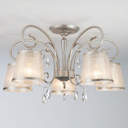 Потолочная люстра Liona 60065/5 серебро