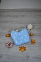 Подушка ортопедическая для новорожденного Бабочка [Корона на голубом]