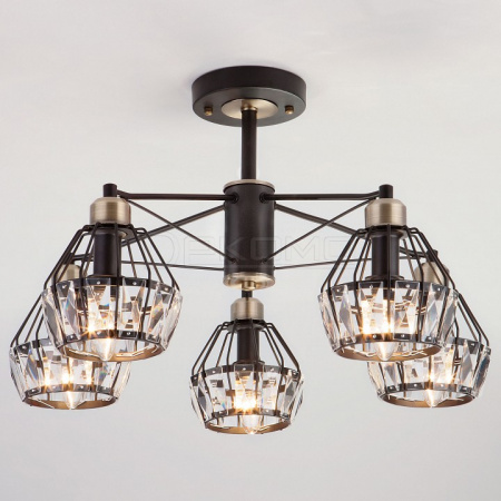 Люстра на штанге Lord 70075/5 черный