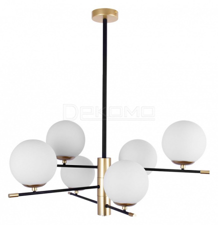 Люстра на штанге Arkab A2225LM-6BK