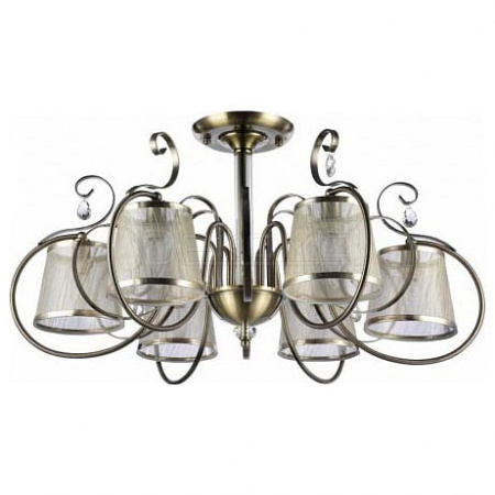 Люстра на штанге Simone FR2020-PL-06-BZ