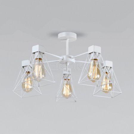 Люстра на штанге Trappola 70107/5 белый