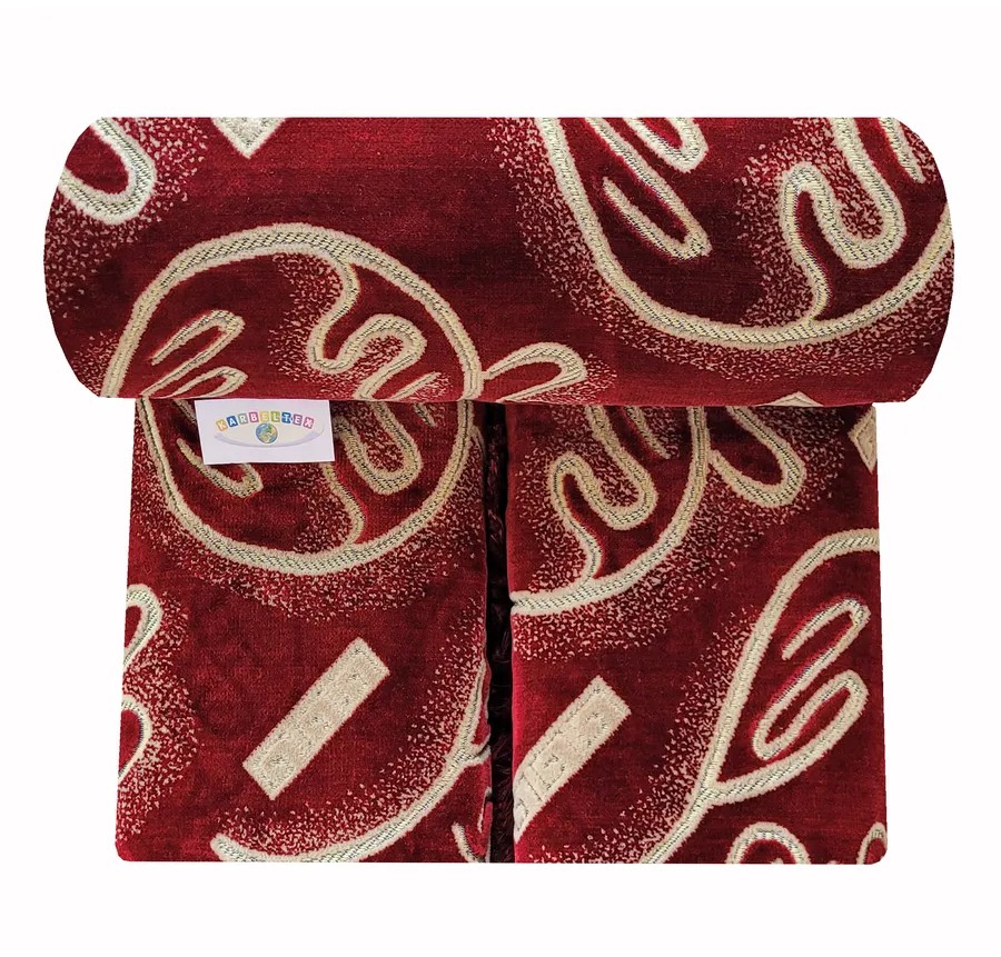 Комплект ковровых дивандеков (300х180;2 накидки(180х160),бордовый