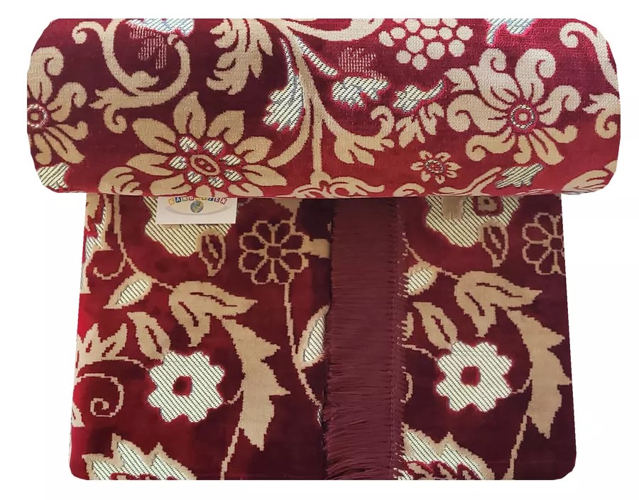 Комплект ковровых дивандеков  (220х180;2 накидки(90х180),бордовый