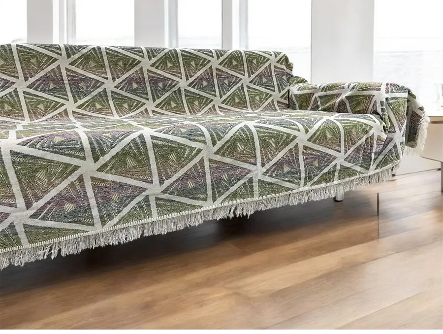 Комплект ковровых дивандеков  (220х180;2 накидки(90х180),перламутровый