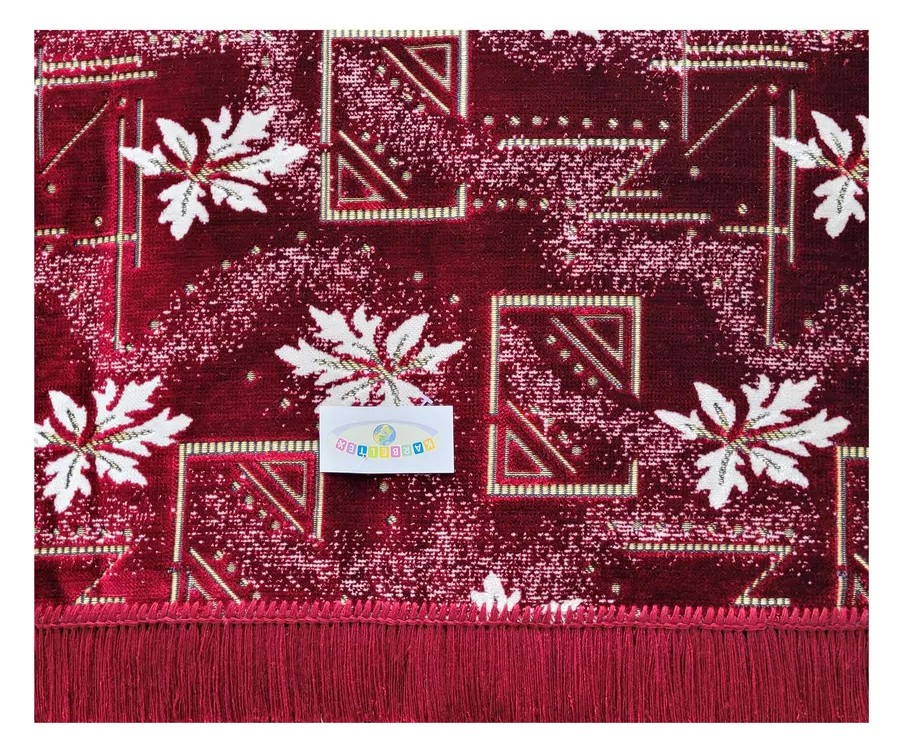 Ковровое покрывало , дивандек 160х220 см.,Бордовый