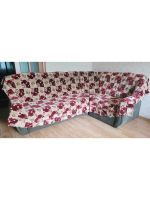 Ковровое покрывало , дивандек  на угловой диван и кресло (500x170см.)бежевый