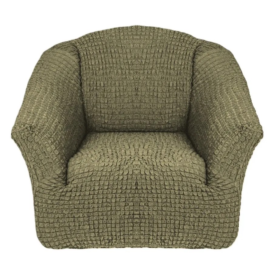 Чехол на кресло без оборки 1 шт., хаки