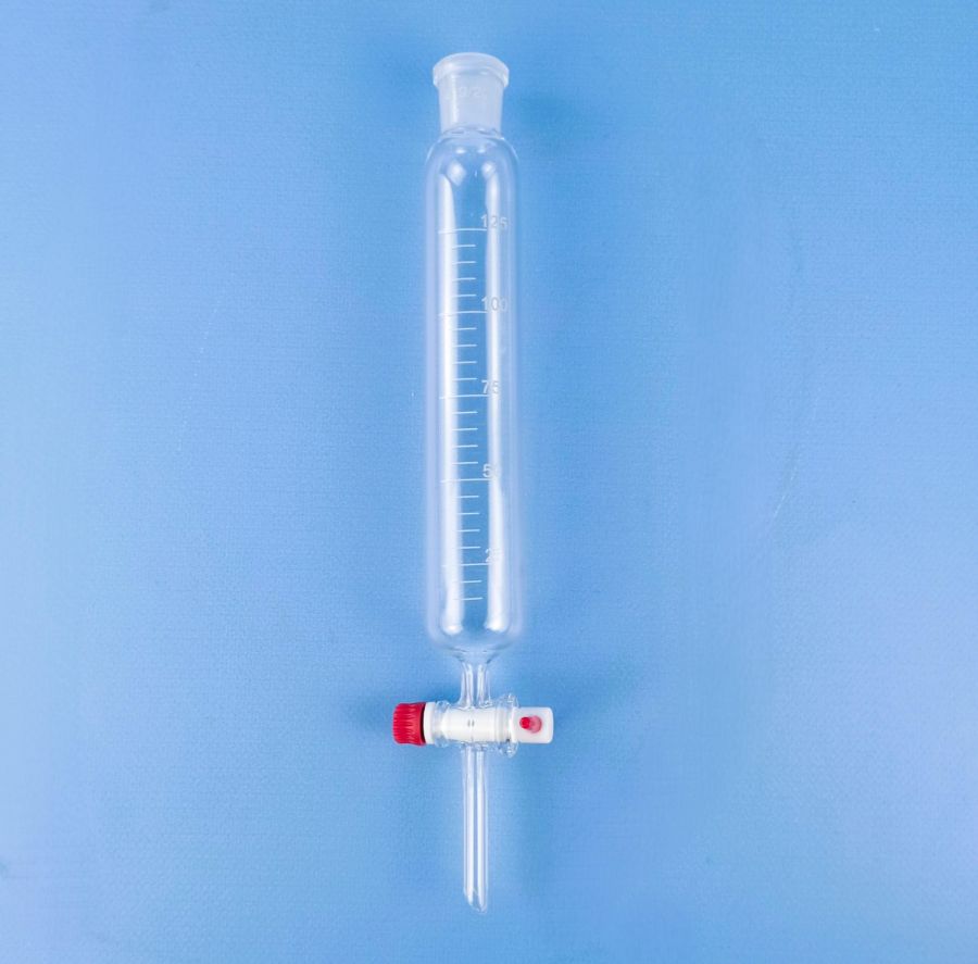 Воронка делительная цилиндрическая Labdevices ВД-1-125, 125 мл, с фторопластовым краном