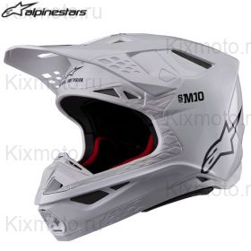 Шлем Alpinestars Supertech S-M10 Solid, белый