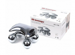 Массажер 4D, для лица и тела, лимфодренажный роликовый, 4 лимфодренажные сферы RM