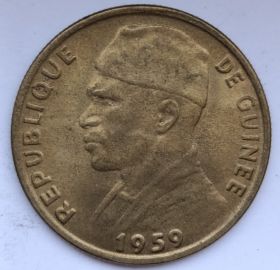 Президент Ахмед Секу Туре  10 франков Гвинея1959