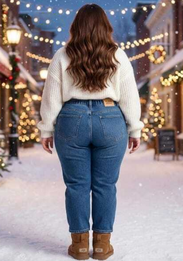 Джинсы теплые женские 51911