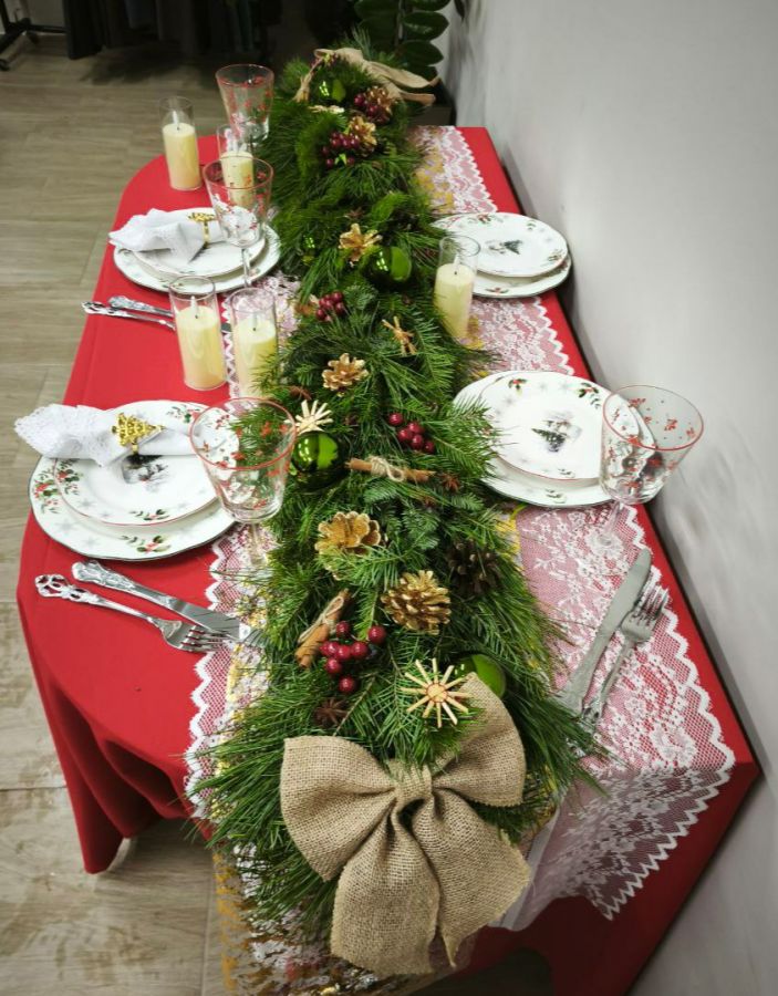 Настольная композиция для праздничного стола