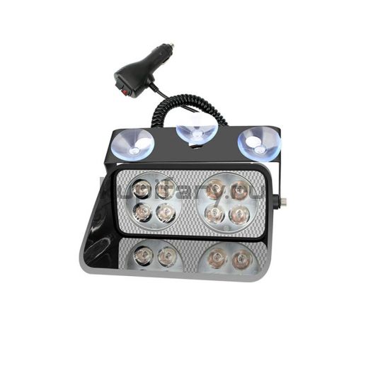 Панель-вспышка под лобовое стекло стробоскоп 4,8W красный/синий свет 12 Вольт ST2006