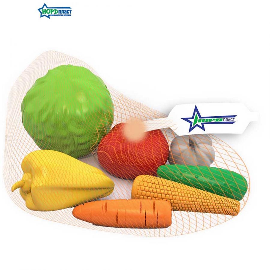 Набор "Овощи" (7 предметов в сетке)