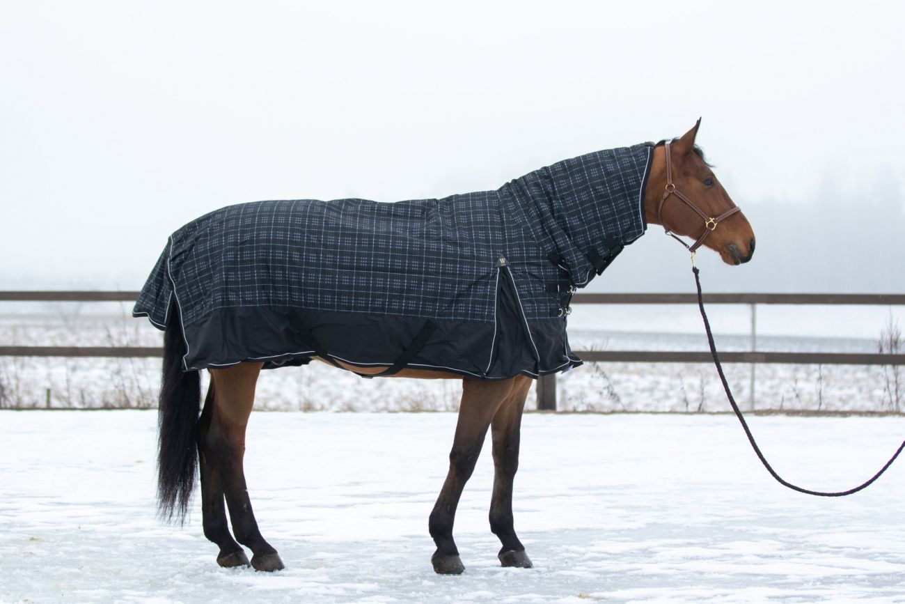 Непромокаемая попона с полной шеей "Horse Comfort" на утеплителе 300 г/м Рекомендуем