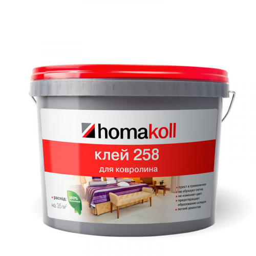 Клей Homakoll 258 для ковролина 14 кг