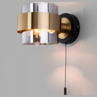 Бра Arcada 70127/1 черный/ дымчатый