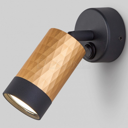 Бра Mizar 20088/1 черный/золото