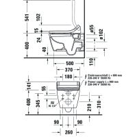 Крышка биде Duravit Sensowash Classic 613000012002300 с функциями декальцинации и удаления запахов схема 2 Крышка биде Duravit Sensowash Classic 613000012002300 с функциями декальцинации и удаления запахов схема 2